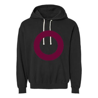 Drs Purple Circle Garment-Dyed Fleece Hoodie