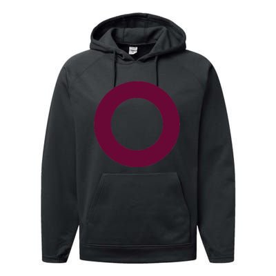 Drs Purple Circle Performance Fleece Hoodie