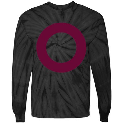 Drs Purple Circle Tie-Dye Long Sleeve Shirt