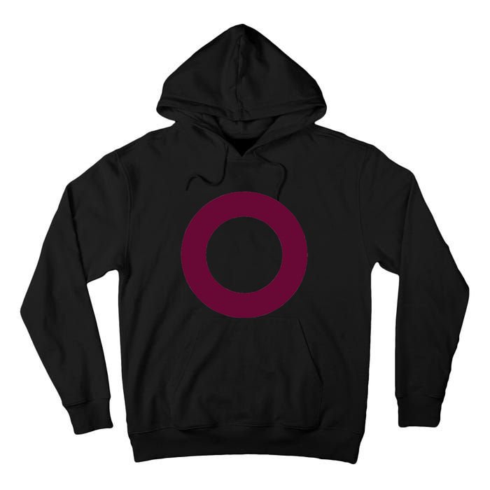 Drs Purple Circle Tall Hoodie