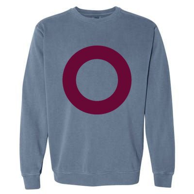 Drs Purple Circle Garment-Dyed Sweatshirt