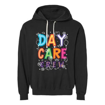 Daycare Provider Childcare Preschool Teacher Garment-Dyed Fleece Hoodie