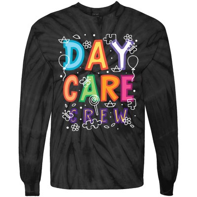 Daycare Provider Childcare Preschool Teacher Tie-Dye Long Sleeve Shirt