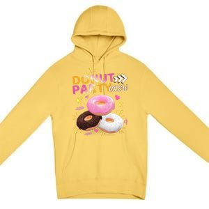 Donut Party Crew Family Matching Friends Donut Lover Funny Funny Gift Premium Pullover Hoodie