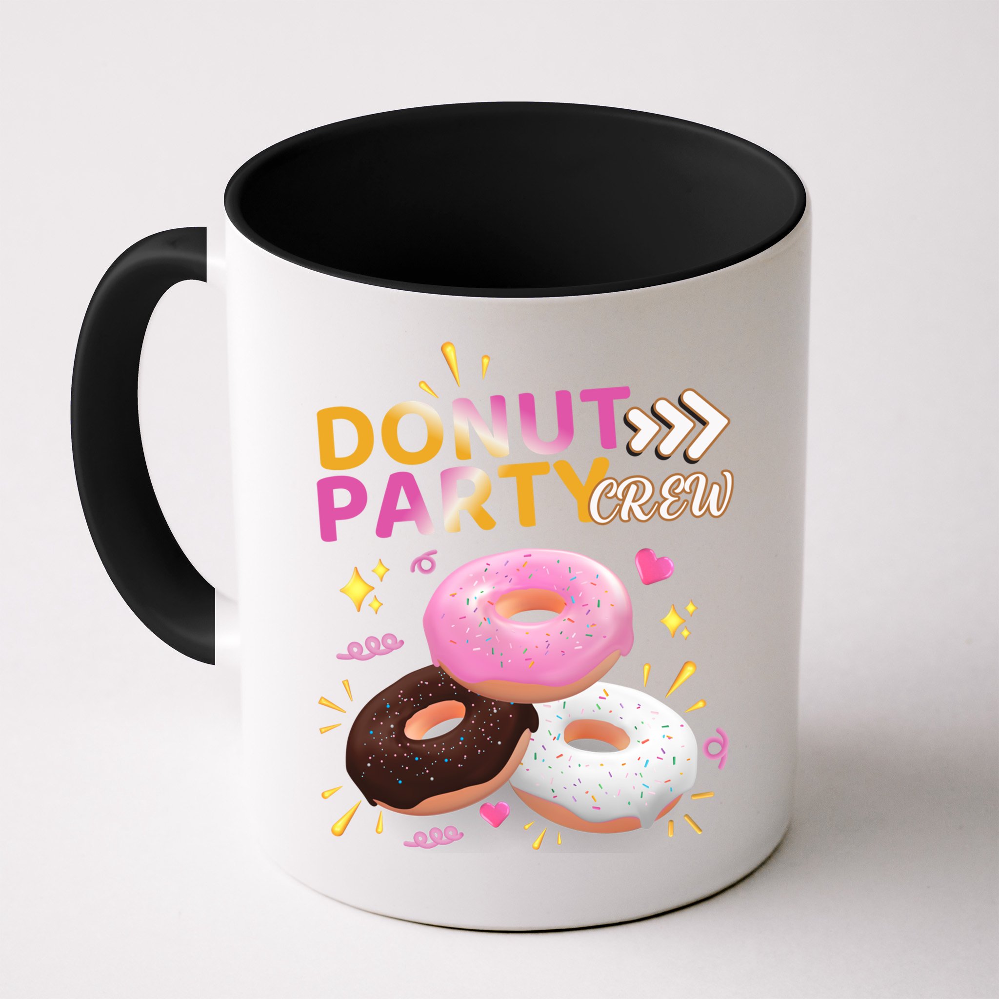 Donut Party Crew Family Matching Friends Donut Lover Funny Funny Gift Mug