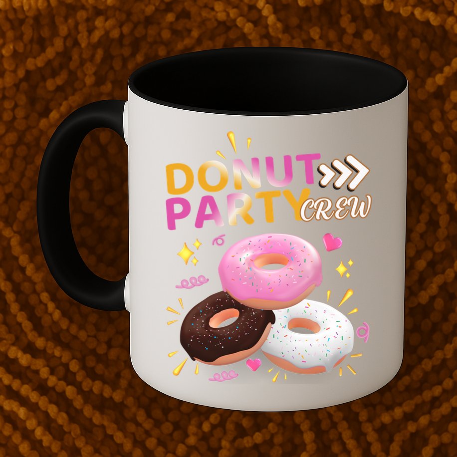 Donut Party Crew Family Matching Friends Donut Lover Funny Funny Gift Mug