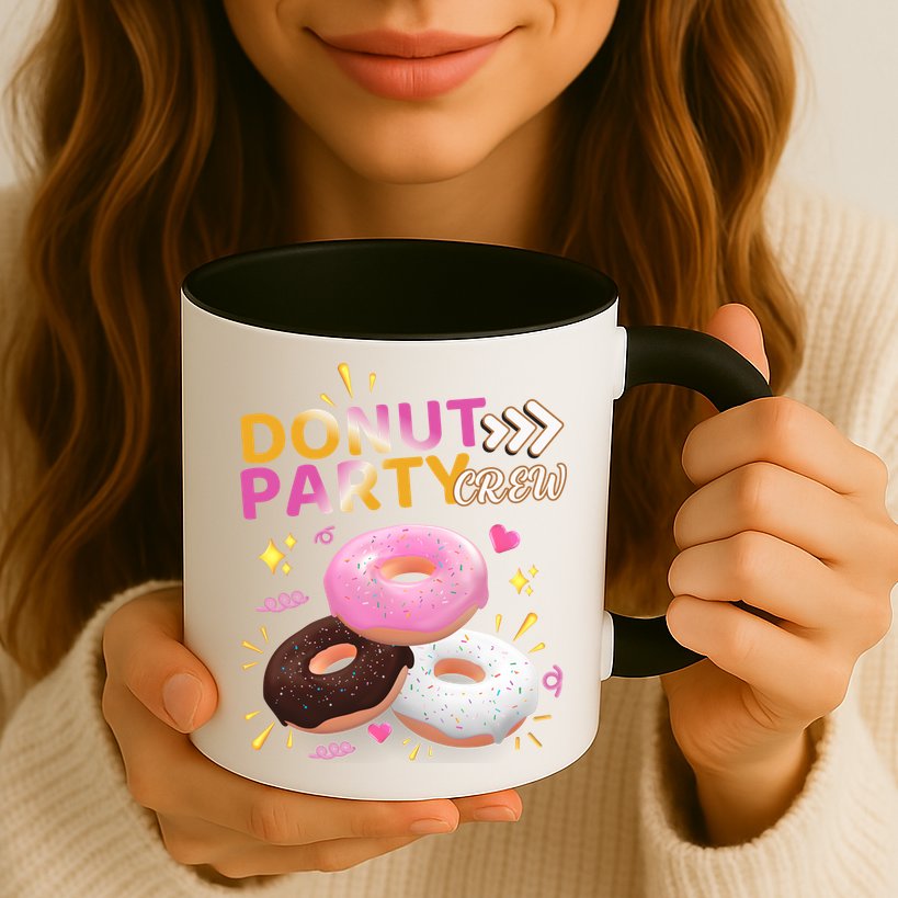 Donut Party Crew Family Matching Friends Donut Lover Funny Funny Gift Mug