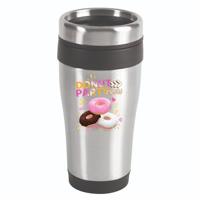 Donut Party Crew Family Matching Friends Donut Lover Funny Funny Gift 16oz Travel Tumbler