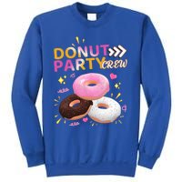 Donut Party Crew Family Matching Friends Donut Lover Funny Funny Gift Sweatshirt