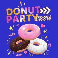 Donut Party Crew Family Matching Friends Donut Lover Funny Funny Gift 16 in Basic Backpack