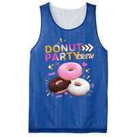 Donut Party Crew Family Matching Friends Donut Lover Funny Funny Gift Mesh Reversible Basketball Jersey Tank