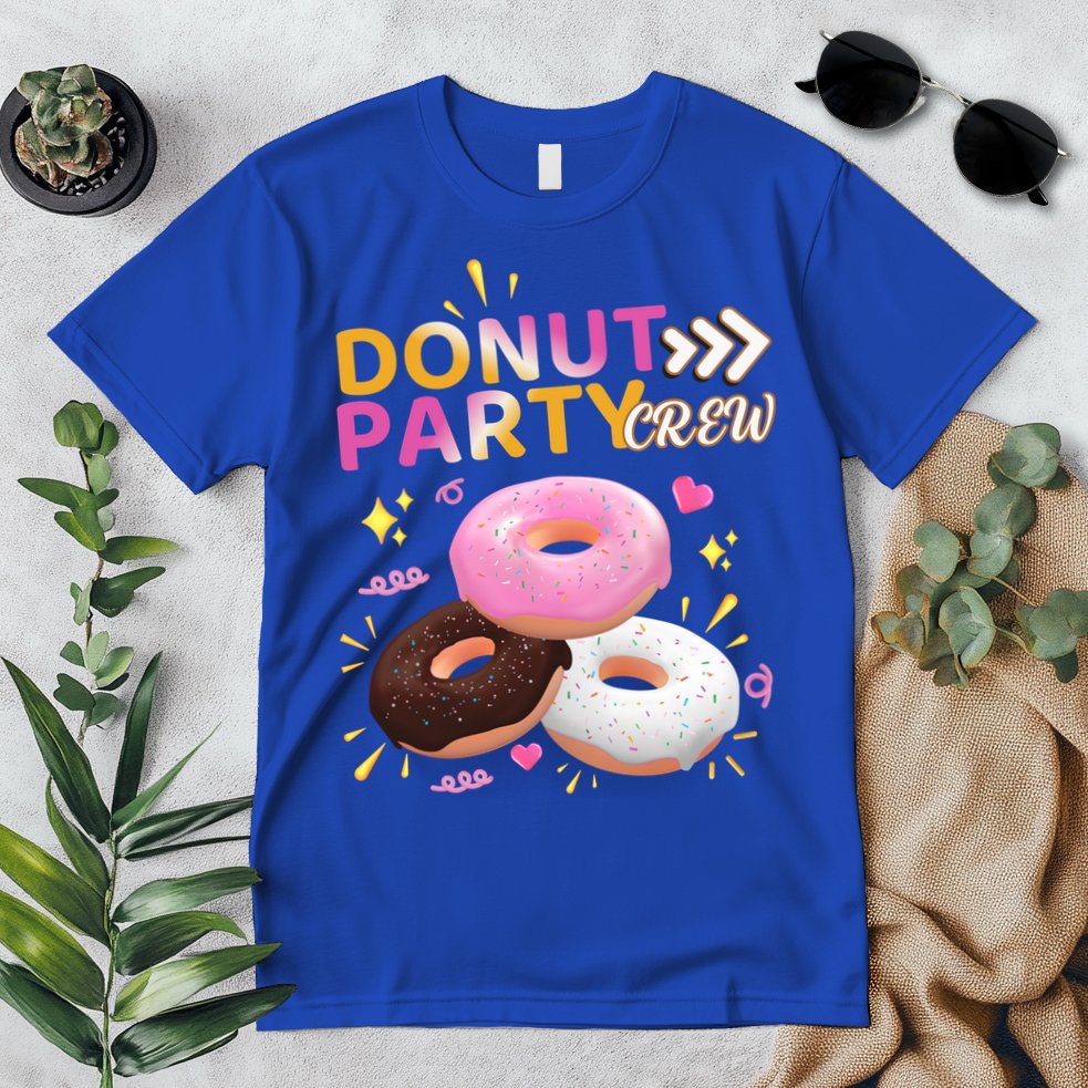 Donut Party Crew Family Matching Friends Donut Lover Funny Funny Gift Premium T-Shirt