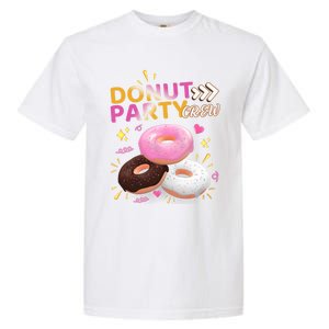 Donut Party Crew Family Matching Friends Donut Lover Funny Funny Gift Garment-Dyed Heavyweight T-Shirt