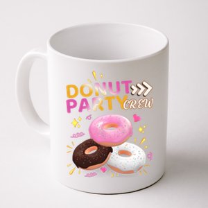 Donut Party Crew Family Matching Friends Donut Lover Funny Funny Gift Coffee Mug