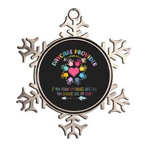 Daycare Provider Childcare Pre-k Teacher Appreciation Metallic Star Ornament