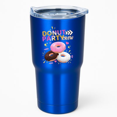 Donut Party Crew Family Matching Friends Donut Lover Funny Gift Tumbler