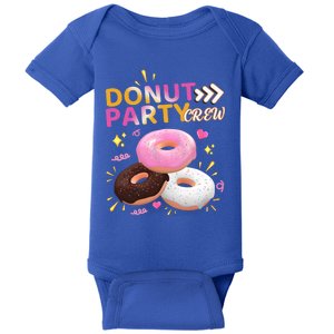 Donut Party Crew Family Matching Friends Donut Lover Funny Gift Baby Bodysuit