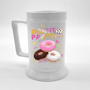 Donut Party Crew Family Matching Friends Donut Lover Funny Gift Beer Stein