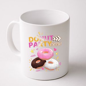 Donut Party Crew Family Matching Friends Donut Lover Funny Gift Coffee Mug