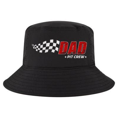 Dad Pit Crew Race Car Birthday Family Matching Pit Crew Cool Comfort Performance Bucket Hat