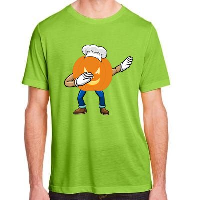 Dabbing Pumpkin Chef Gift Funny Halloween Chef Cool Gift Adult ChromaSoft Performance T-Shirt