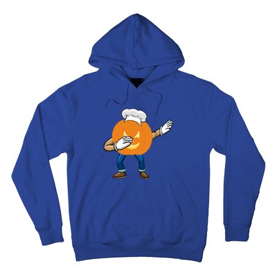 Dabbing Pumpkin Chef Gift Funny Halloween Chef Cool Gift Hoodie