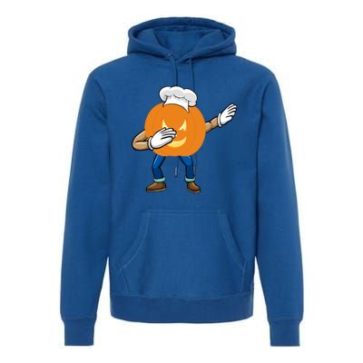 Dabbing Pumpkin Chef Gift Funny Halloween Chef Cool Gift Premium Hoodie