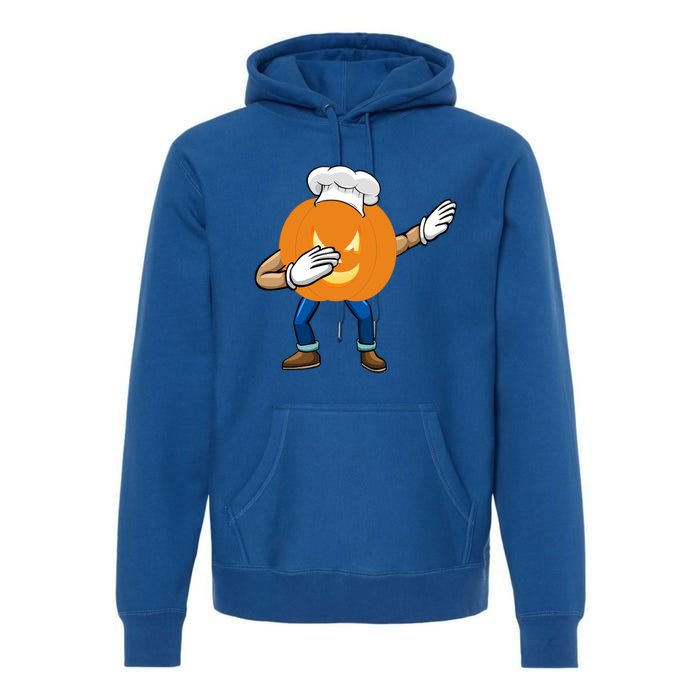 Dabbing Pumpkin Chef Gift Funny Halloween Chef Cool Gift Premium Hoodie