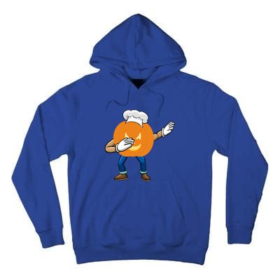 Dabbing Pumpkin Chef Gift Funny Halloween Chef Cool Gift Tall Hoodie