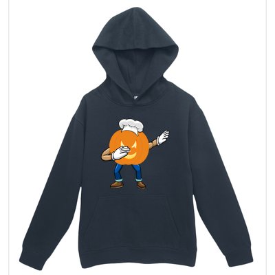 Dabbing Pumpkin Chef Gift Funny Halloween Chef Cool Gift Urban Pullover Hoodie