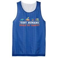 Daycare Provider Care Tiny Hu Stole My Sanity Funny Gift Mesh Reversible Basketball Jersey Tank