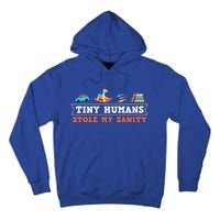 Daycare Provider Care Tiny Hu Stole My Sanity Funny Gift Tall Hoodie