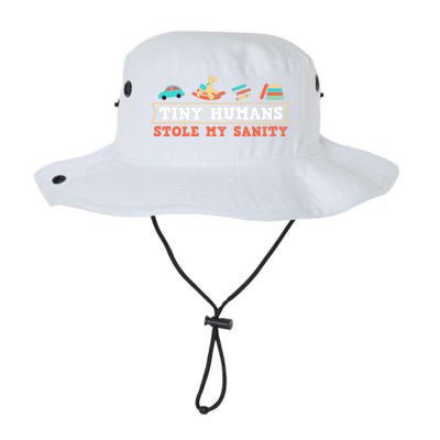 Daycare Provider Care Tiny Hu Stole My Sanity Funny Gift Legacy Cool Fit Booney Bucket Hat