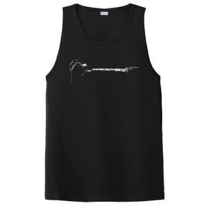 DSLR Photographer Camera Silhouette Funny Photography PosiCharge Competitor Tank