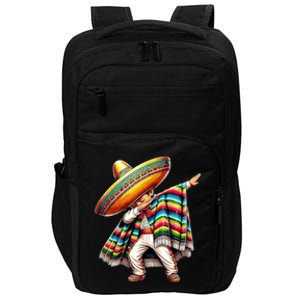 Dabbing Poncho Cinco De Mayo Mexican Holiday Impact Tech Backpack