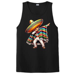 Dabbing Poncho Cinco De Mayo Mexican Holiday PosiCharge Competitor Tank