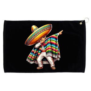 Dabbing Poncho Cinco De Mayo Mexican Holiday Grommeted Golf Towel