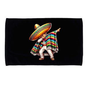 Dabbing Poncho Cinco De Mayo Mexican Holiday Microfiber Hand Towel