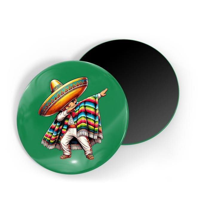 Dabbing Poncho Cinco De Mayo Mexican Holiday Magnet