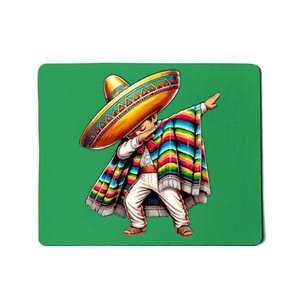 Dabbing Poncho Cinco De Mayo Mexican Holiday Mousepad