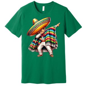 Dabbing Poncho Cinco De Mayo Mexican Holiday Premium T-Shirt