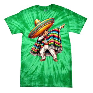 Dabbing Poncho Cinco De Mayo Mexican Holiday Tie-Dye T-Shirt