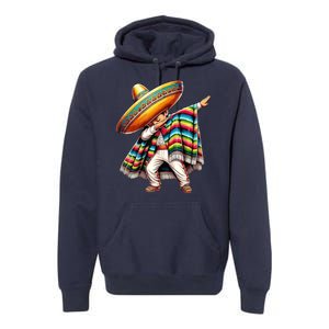 Dabbing Poncho Cinco De Mayo Mexican Holiday Premium Hoodie