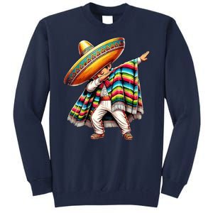 Dabbing Poncho Cinco De Mayo Mexican Holiday Tall Sweatshirt