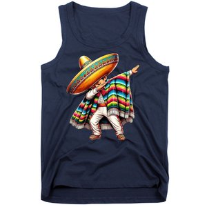 Dabbing Poncho Cinco De Mayo Mexican Holiday Tank Top