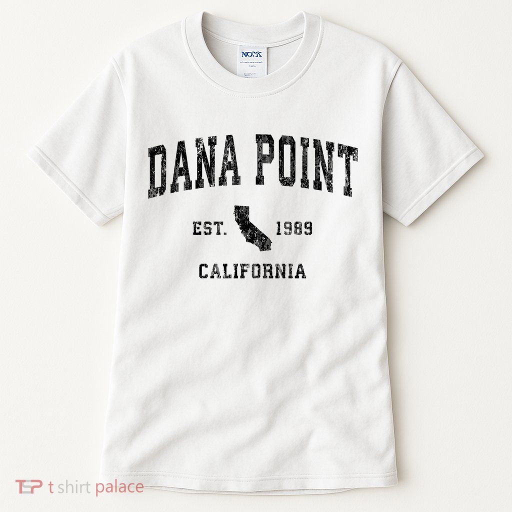 Dana Point California Ca Vintage Established Athletic Sports Design Tall T-Shirt