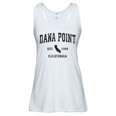 Dana Point California Ca Vintage Established Athletic Sports Design Ladies Essential Flowy Tank