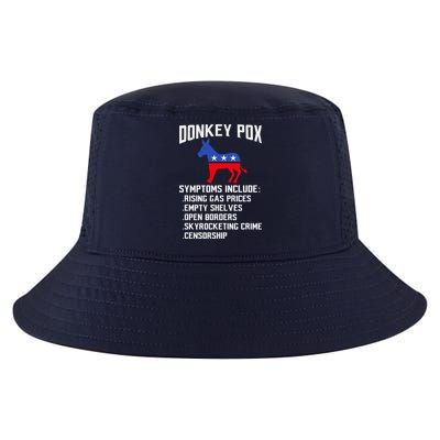 Donkey Pox Conservative Republican Anti Biden Donkeypox Cool Comfort Performance Bucket Hat
