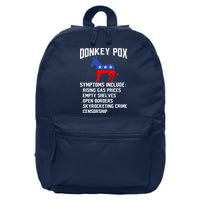 Donkey Pox Conservative Republican Anti Biden Donkeypox 16 in Basic Backpack