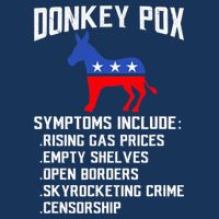 Donkey Pox Conservative Republican Anti Biden Donkeypox 16 in Basic Backpack